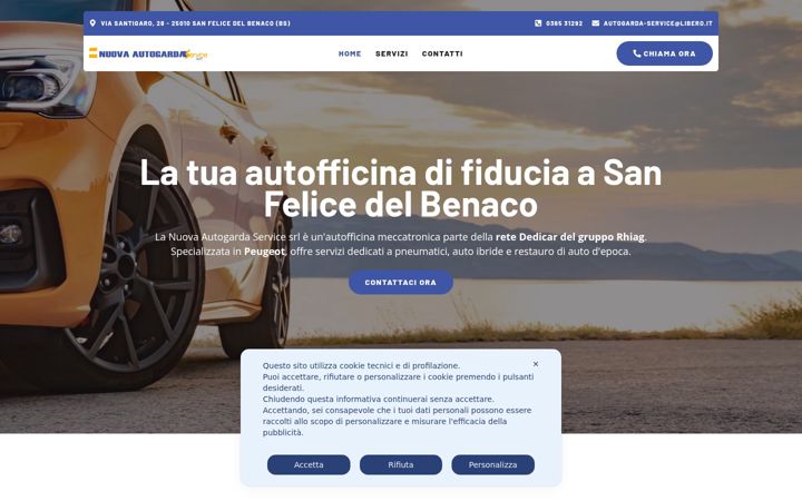 Screenshot of autogardaservice.com