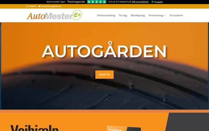 Screenshot of autogarden.dk