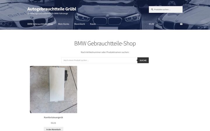 Ekrano kopija autogebrauchtteile-gruebl.de