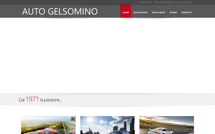 Screenshot of autogelsomino.it