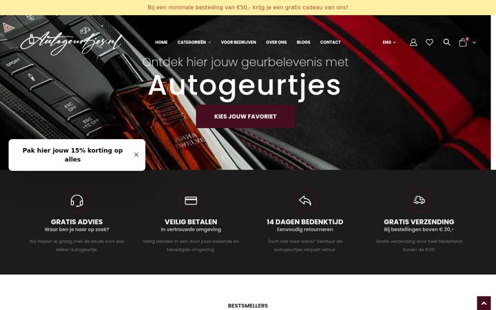 Screenshot of autogeurtjes.nl