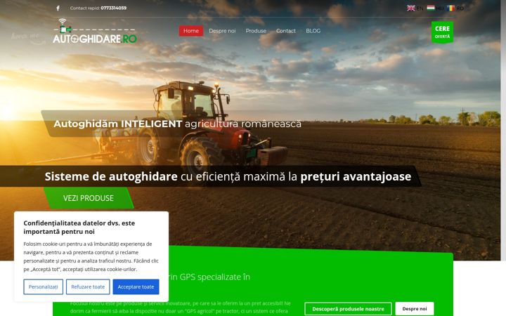 Screenshot of autoghidare.ro