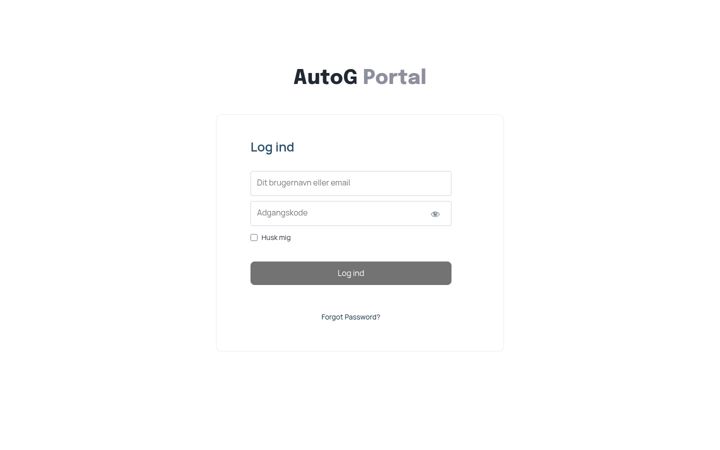 Screenshot of autogintra.dk