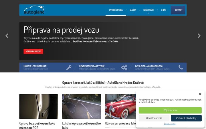 Screenshot of autoglanc.cz