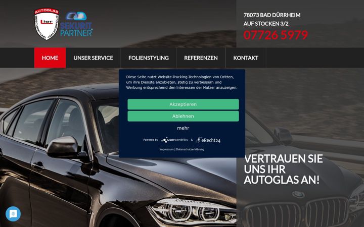 Captura de pantalla de autoglas-badduerrheim.de