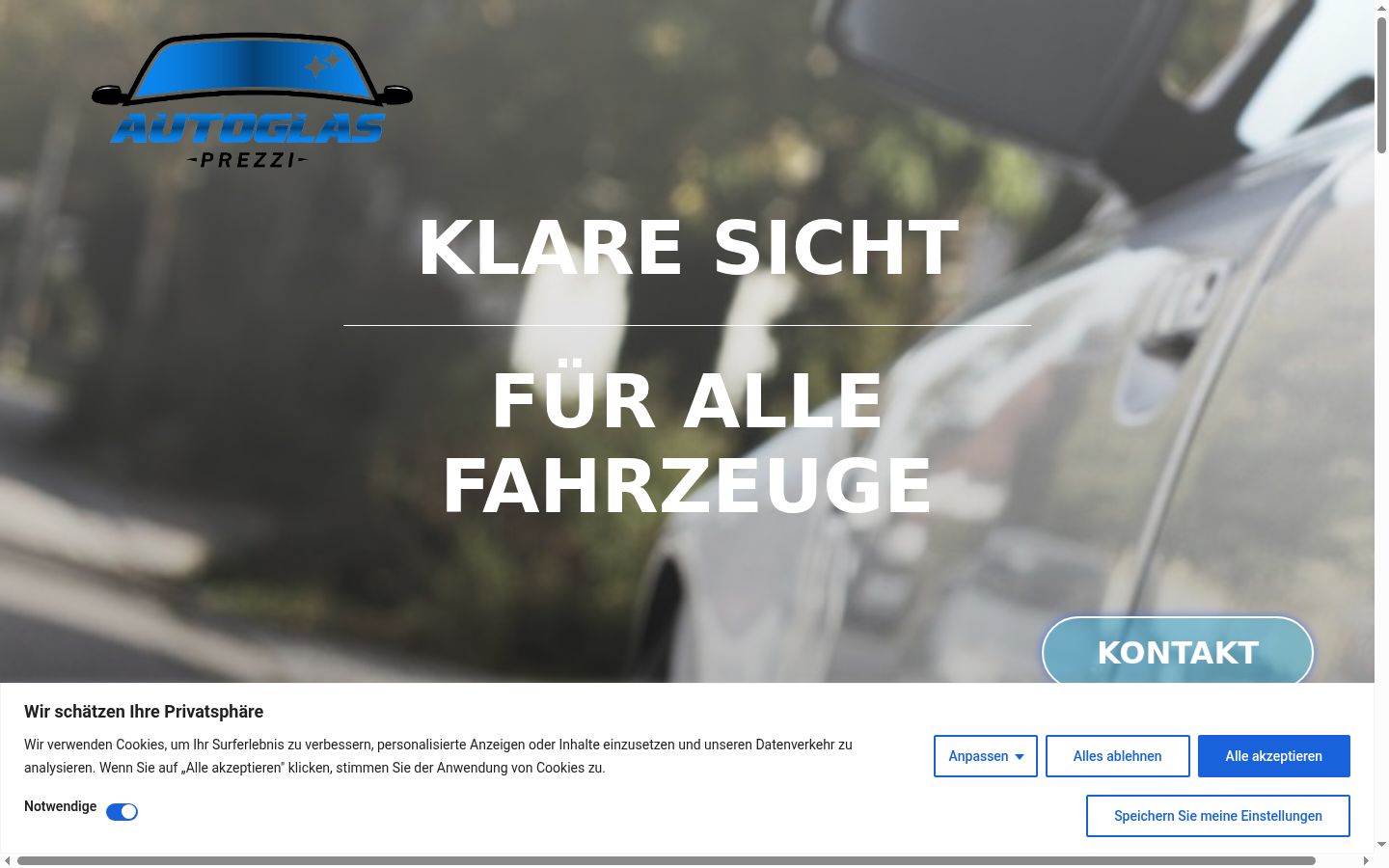 Screenshot tal-banner tal-kunsens muri qabel kwalunkwe interazzjoni