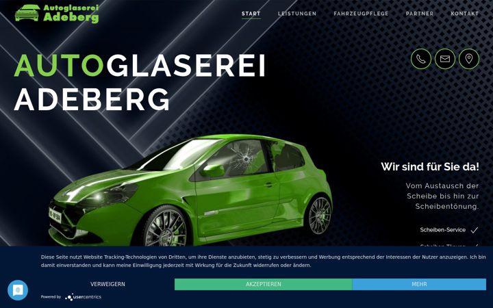 Ekrānuzņēmums no autoglaserei-adeberg.de