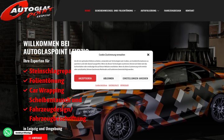 Screenshot of autoglaspoint-leipzig.de
