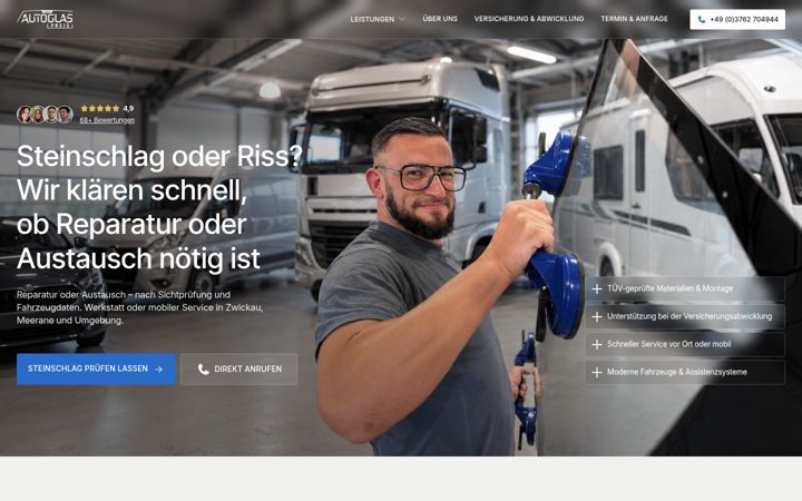 Screenshot of autoglaspreis.de