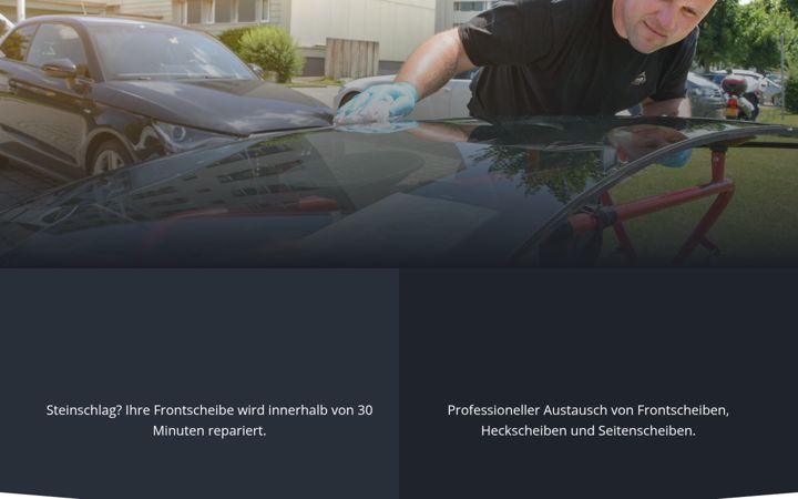 Screenshot of autoglasschweiz.ch