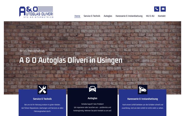 Screenshot of autoglasusingen.de