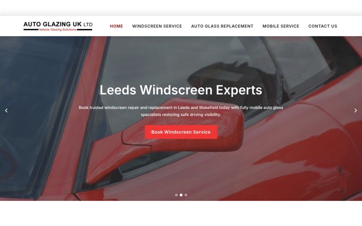 Screenshot of autoglazingukltd.co.uk