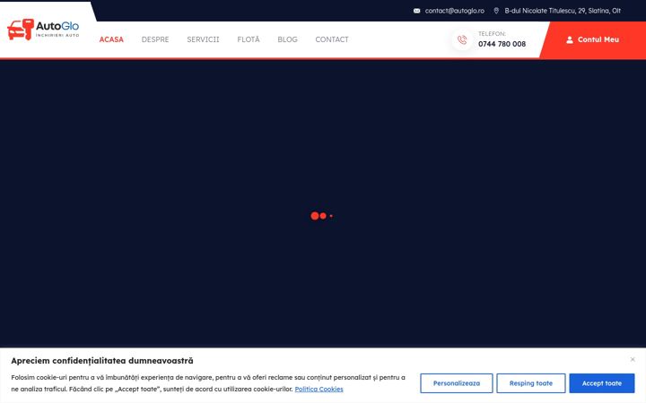 Screenshot of autoglo.ro