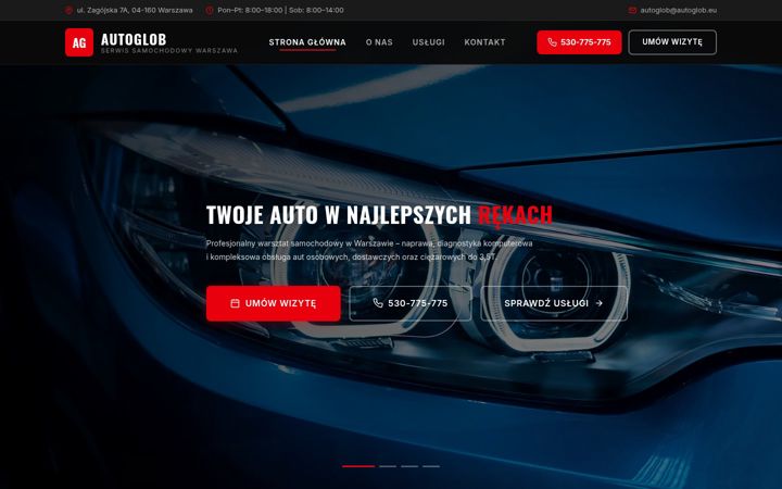 Screenshot of autoglob.eu