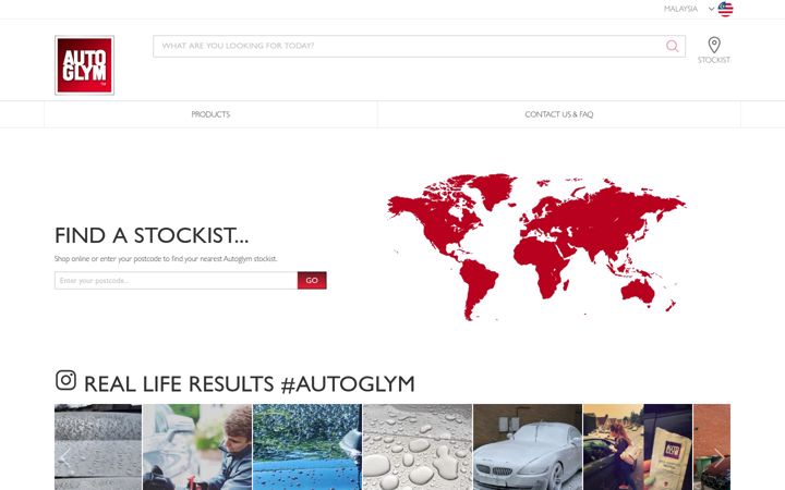 Screenshot of autoglym.com.my