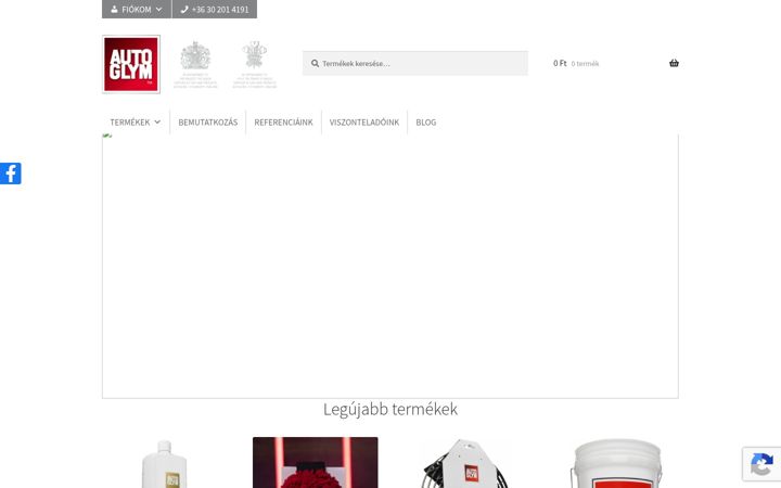 Screenshot von autoglym.hu