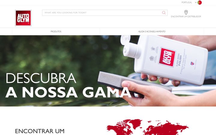 Screenshot von autoglym.pt
