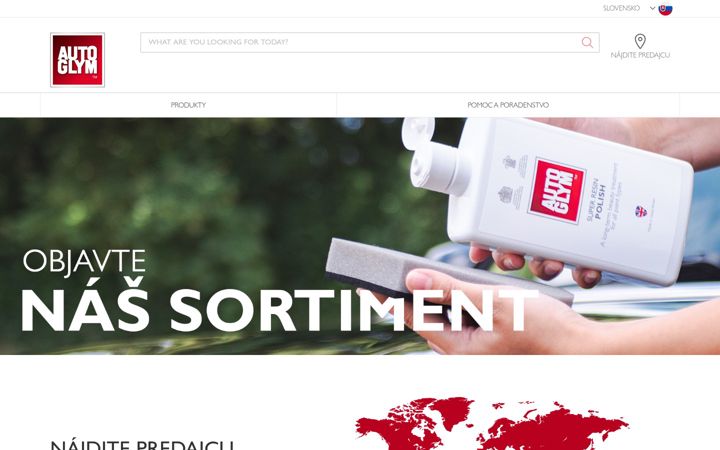 Screenshot di autoglym.sk