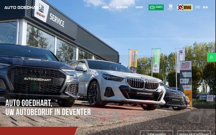 Screenshot of autogoedhart.nl