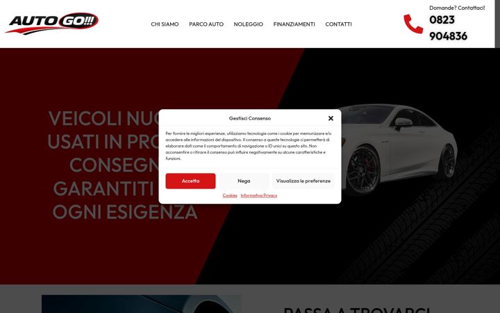 Screenshot of autogomignano.com