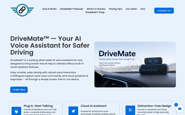 Screenshot of autogptdrivemate.com