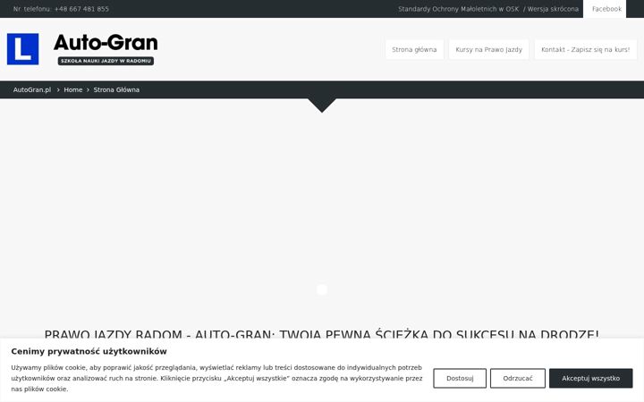 Captura de pantalla de autogran.pl