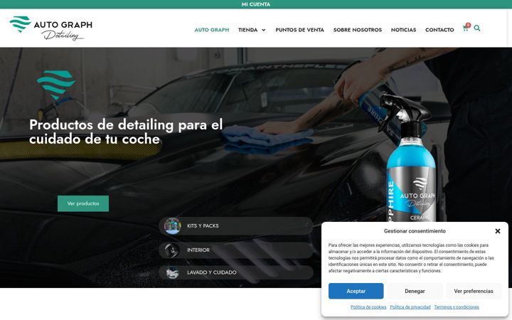 Screenshot of autographspain.com
