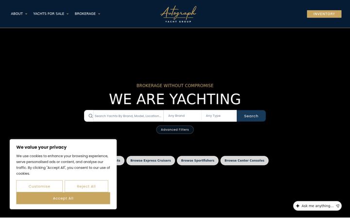 Screenshot von autographyachts.com