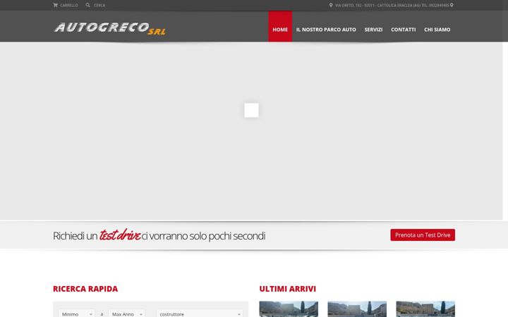 Screenshot of autogreco.it