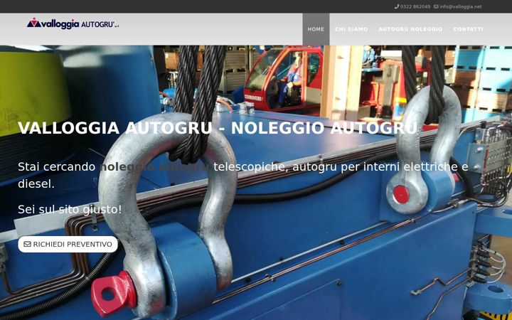 Screenshot of autogru-noleggio.it