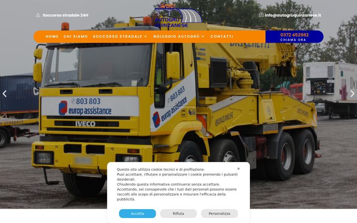 Screenshot of autogruquinzanese.com