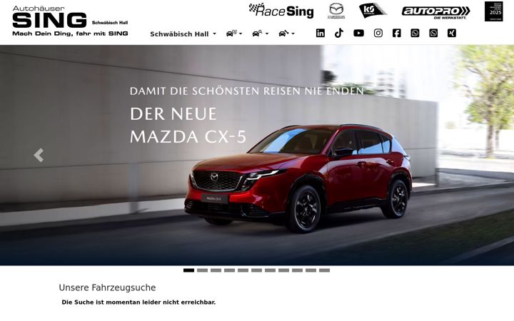 Screenshot of autohaeuser-sing.de