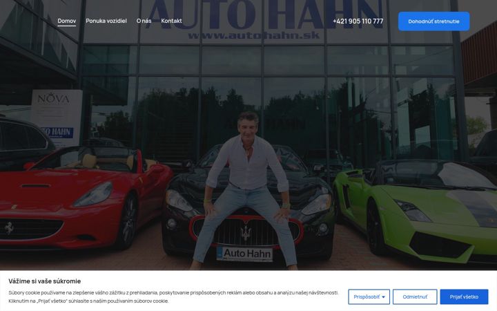 Screenshot of autohahn.sk