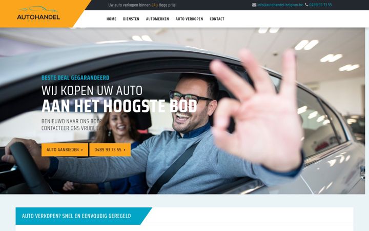 Screenshot of autohandel-belgium.be