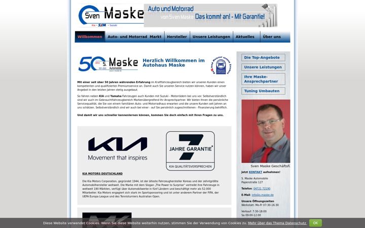 Captura de pantalla de autohandel-cuxhaven.de