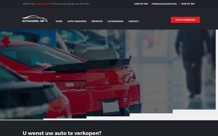 Zrzut ekranu autohandelmii.be
