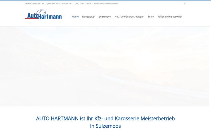 Screenshot of autohartmann.com