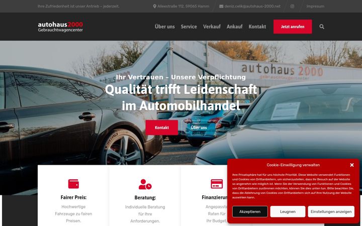 Screenshot of autohaus-2000.net