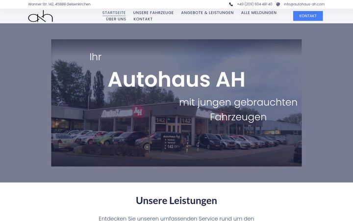 Screenshot of autohaus-ah.com