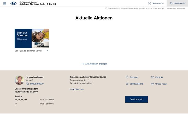 Screenshot of autohaus-aichinger.de