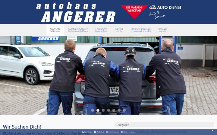 Screenshot of autohaus-angerer.eu
