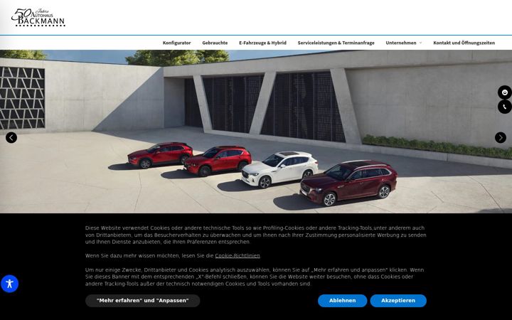 Captura de ecrã de autohaus-baeckmann.de