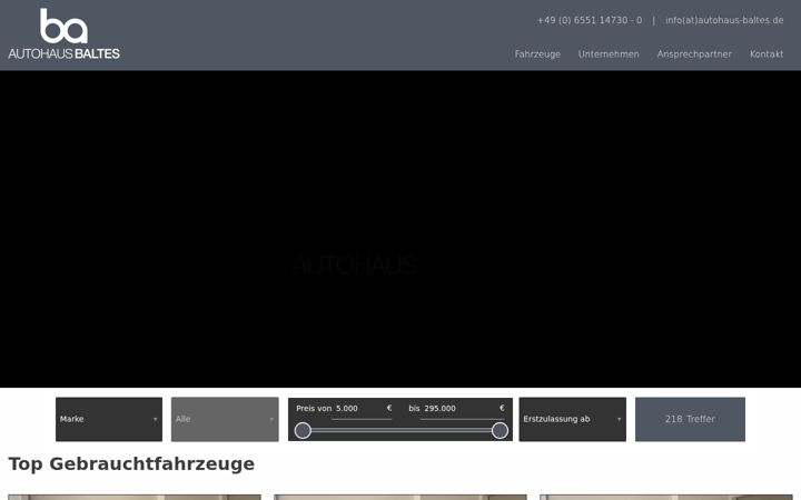 Captura de ecrã de autohaus-baltes.de