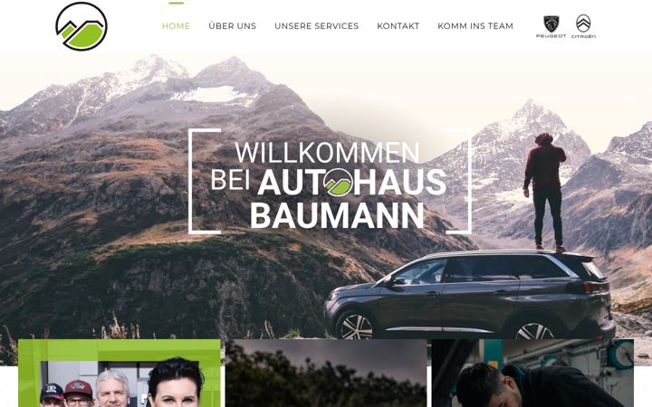 Screenshot of autohaus-baumann.at
