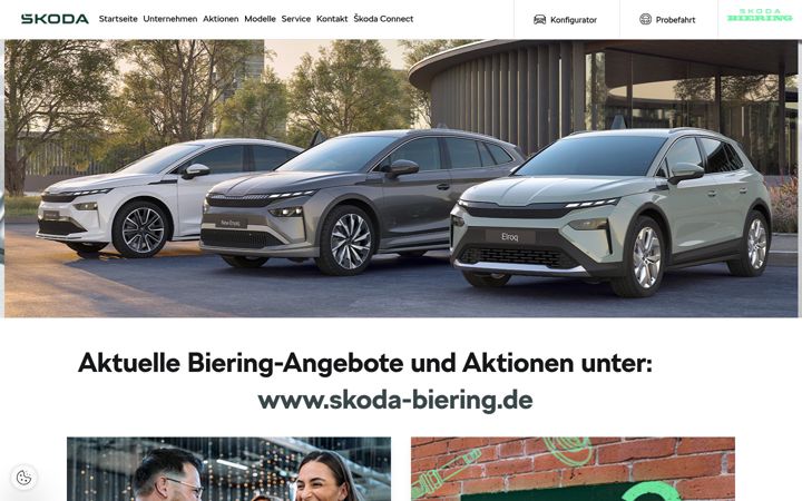 Captura de ecrã de autohaus-biering.skoda-auto.de