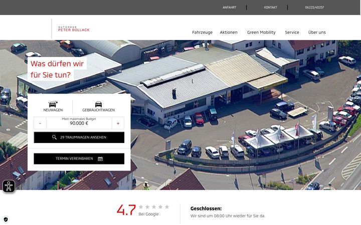 Screenshot of autohaus-bollack.de