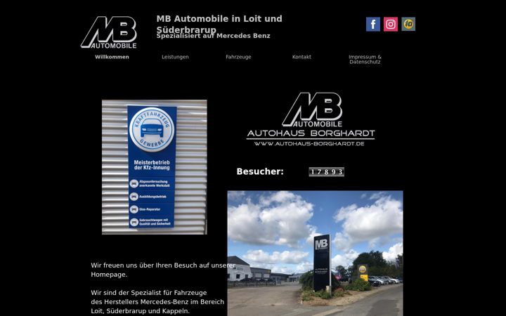 Screenshot of autohaus-borghardt.org