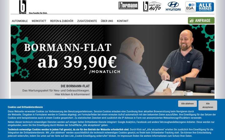 Screenshot of autohaus-bormann.de