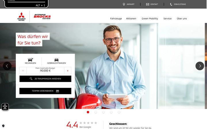 Screenshot of autohaus-brocks.de