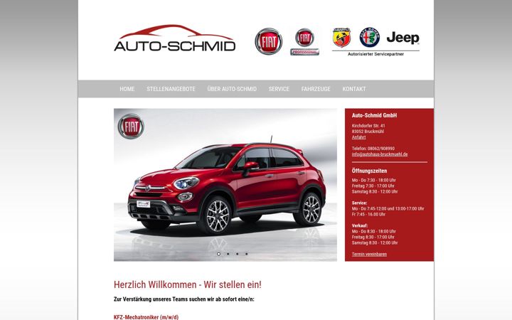 Posnetek zaslona autohaus-bruckmuehl.de